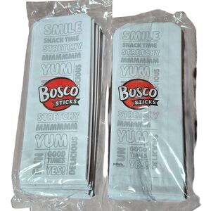 Bosco Sticks Serving Paper Holder Breadsticks Cheese Party Set Of Two Packages.